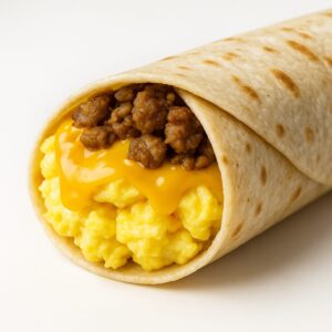 Chicken Egg & Cheese Burrito